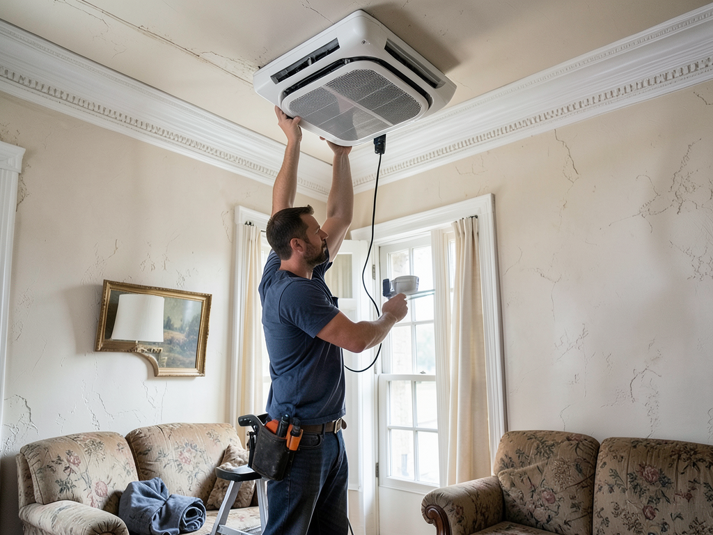 Ductless ac installation for historical homes in n
