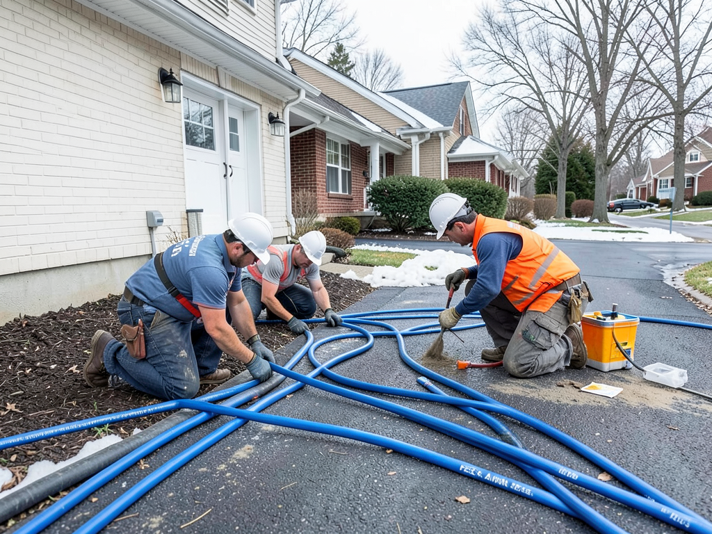 High efficiency snowmelt systems for driveways in