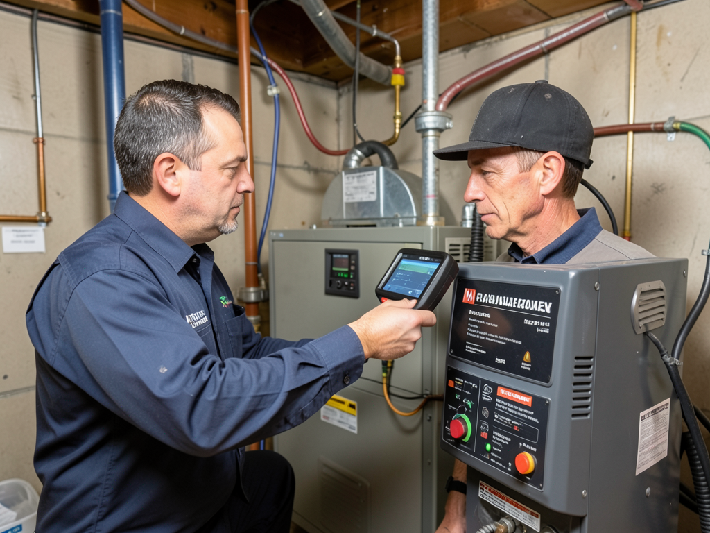 Red flags to look for in a furnace when buying a h