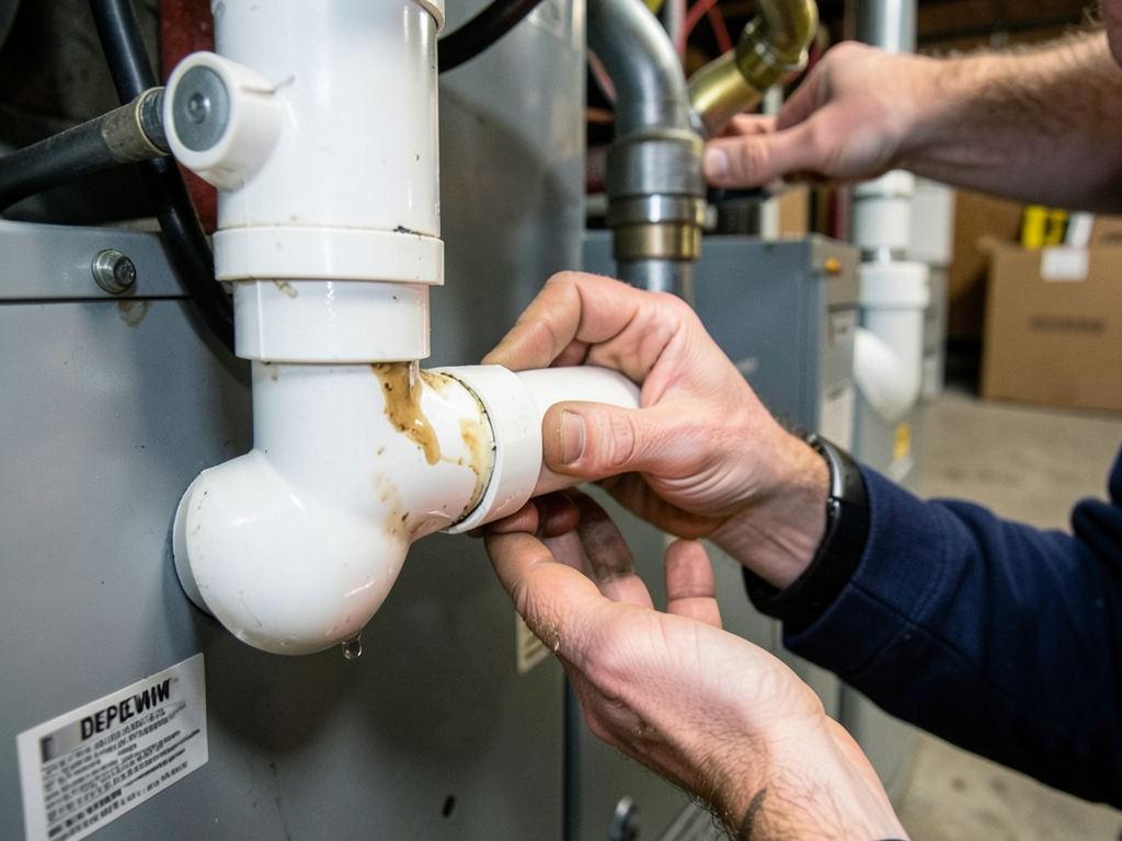 What to do when your furnace leaks water on your d